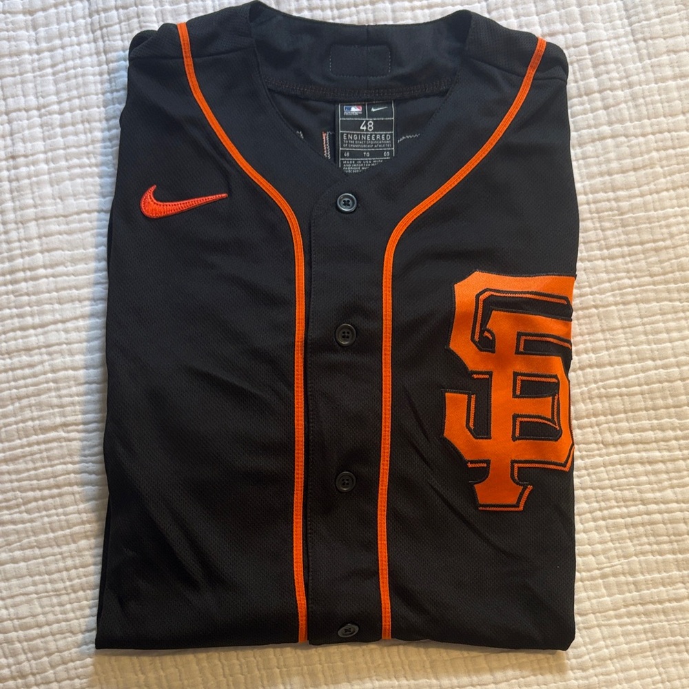 Nike San Francisco Giants Black Jersey Doval